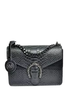 Сумка из воловьей кожи Roberta M, черный