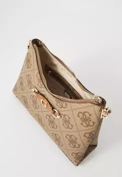 Сумка IZZY TOP ZIP SHOULDER BAG Guess, бежевый