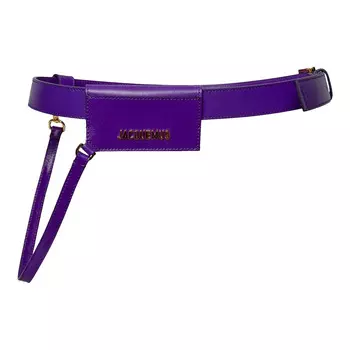 Сумка Jacquemus La Ceinture Porte Cartes, фиолетовый