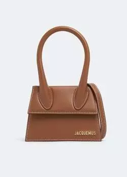 Сумка JACQUEMUS Le Chiquito Moyen bag, коричневый