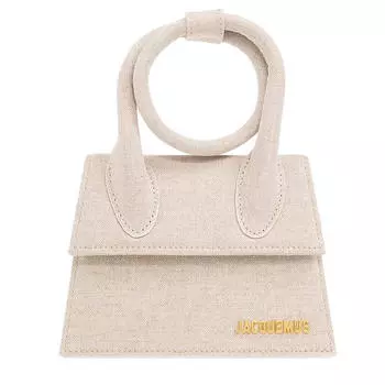 Сумка Jacquemus Le Chiquito Noeud Coiled, светло-серый