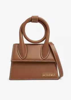 Сумка Jacquemus Le Chiquito Noeud, коричневый