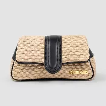 Сумка Jacquemus Le Petit Bambimou, черный/коричневый