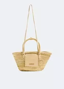 Сумка Jacquemus Le Petit Panier Soli, бежевый
