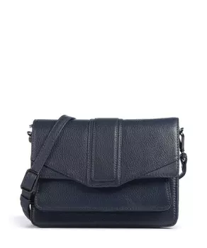 Сумка jane на плечо из зерненой коровьей кожи Markberg, синий