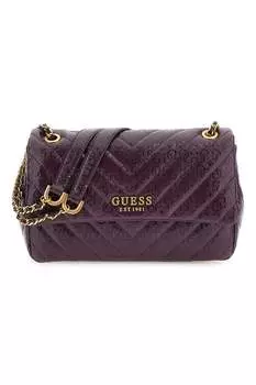 Сумка Jania с узором Guess, фиолетовый