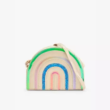 Сумка Jazzy Rainbow из искусственной кожи с металлическим оттенком Mimi & Lula, мультиколор