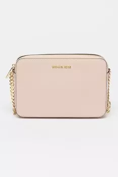 Сумка Jet Set из сафьяновой кожи с тиснением Michael Kors, розовый