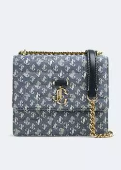 Сумка JIMMY CHOO Varenne Quad shoulder bag, синий
