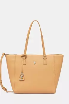 Сумка Jones U.S. Polo Assn., бежевый
