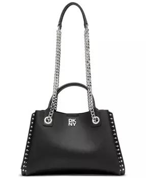 Сумка Josie Medium с заклепками DKNY, черный