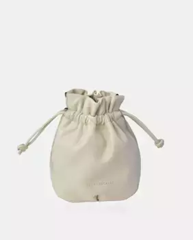 Сумка Judas Sandra Freckled из кремовой кожи с металлическим ремнем на плечо, бежевый