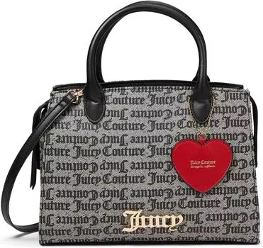 Сумка Juicy Couture Bestsesellers Ladylike Satchel, цвет Black Beige