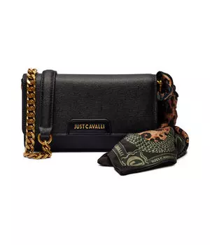 Сумка Just Cavalli через плечо, черный