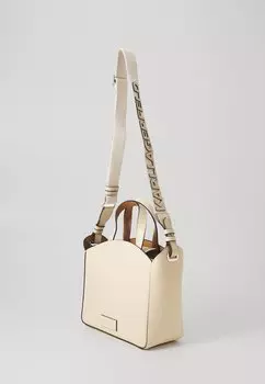 Сумка K/CIRCLE SM PERFORATED KARL LAGERFELD, бежевый