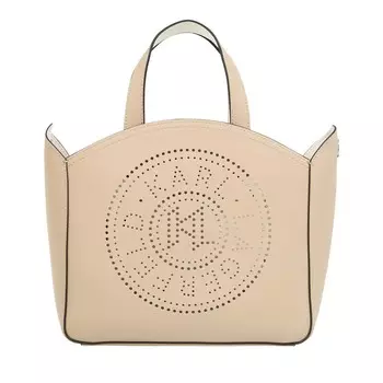 Сумка k circle sm с перфорированным песком Karl Lagerfeld, бежевый