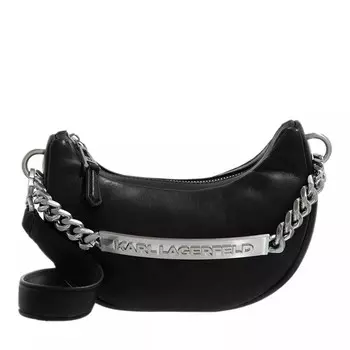 Сумка k id sm в форме полумесяца Karl Lagerfeld, черный
