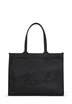 Сумка K/SKUARE GRAINY LARGE KARL LAGERFELD, черный