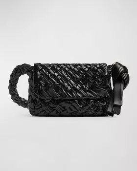 Сумка Kalimero Citta Bottega Veneta, цвет Black Brass