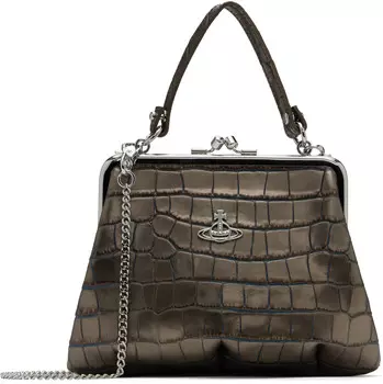 Сумка-каркас для бабушки Vivienne Westwood, коричневый