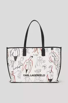 Сумка Karl Lagerfeld, белый