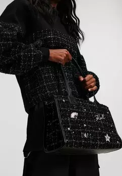 Сумка KARL LAGERFELD, цвет black white