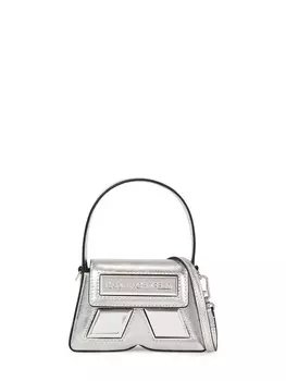 Сумка Karl Lagerfeld Handbag nano, серебряный