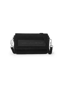 Сумка KARL LAGERFELD IKON K SMALL FLAP SUEDE, черный