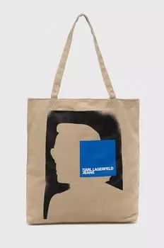 Сумка Karl Lagerfeld Jeans, бежевый