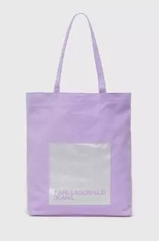 Сумка Karl Lagerfeld Jeans, фиолетовый