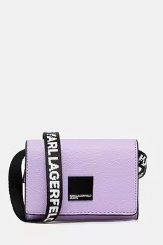 Сумка Karl Lagerfeld Jeans, фиолетовый