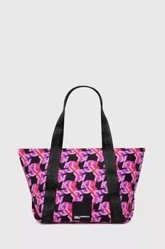 Сумка Karl Lagerfeld Jeans, розовый