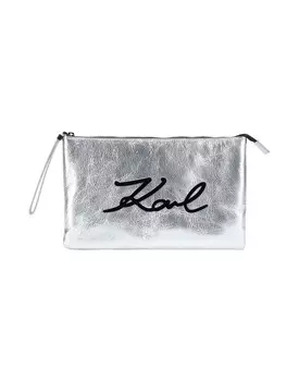 Сумка Karl Lagerfeld, серебро