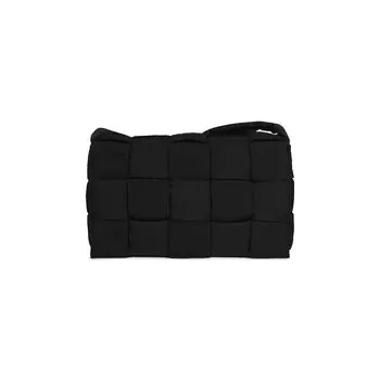 Сумка-кассета Bottega Veneta Maxi с подкладкой Tech, черная