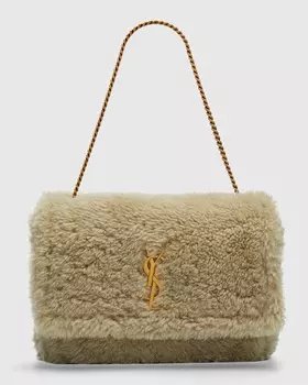 Сумка Kate среднего размера из овечьей шерсти YSL Saint Laurent