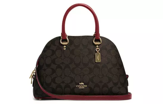 Сумка Katy из ПВХ-купола, сумка на плечо, сумка-туба для женщин COACH