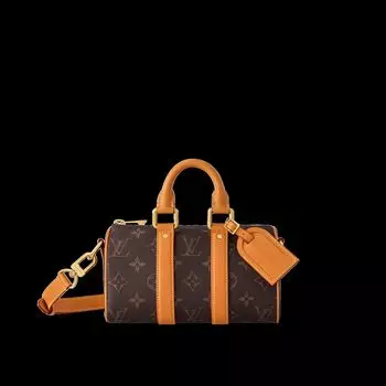 Сумка Keepall Bandoulire 25 Louis Vuitton, коричневый