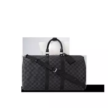 Сумка Keepall Bandoulire 45 Louis Vuitton, серый