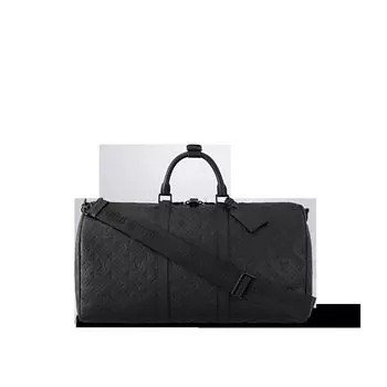 Сумка Keepall Bandoulire 50 Louis Vuitton, черный