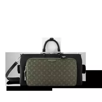 Сумка Keepall Bandoulire 50 Louis Vuitton, зеленый