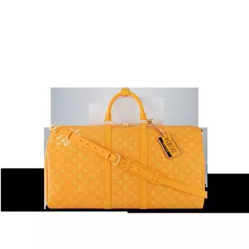Сумка Keepall Bandoulire 55 Louis Vuitton, желтый