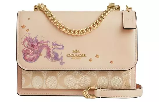 Сумка Klare из ПВХ и коровьей кожи, сумка через плечо, женская, Trumpets COACH