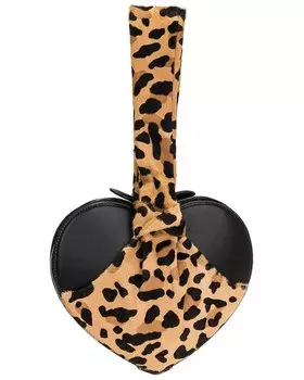 Сумка-клатч Alaa Le Cache Coeur, цвет Sepia & Noir