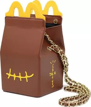 Сумка-клатч Cactus Jack by Travis Scott x McDonalds Smile Clutch Brown, коричневый