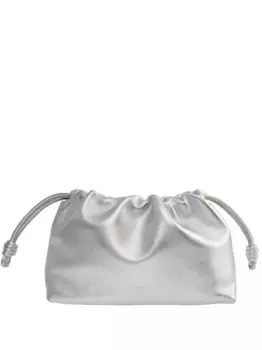 Сумка-клатч Flamenco LOEWE, серебяный