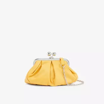 Сумка-Клатч из кожи Pasticcino Weekend Max Mara, золотой