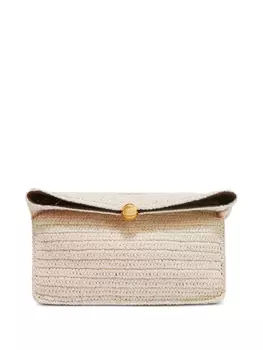 Сумка-клатч из рафии Furla, нейтральный