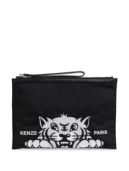 Сумка-клатч Kenzo Varsity, черный