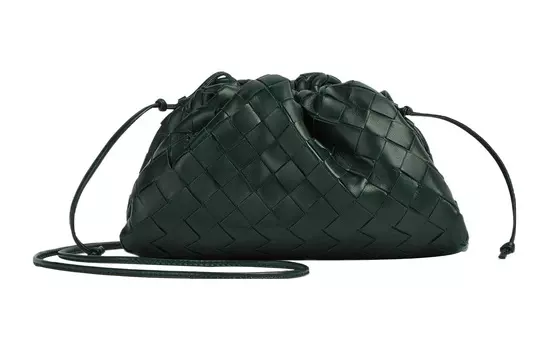 Сумка-клатч POUCH Cloud Bag из овчины, мини, женская, цвет «яшма» Bottega Veneta