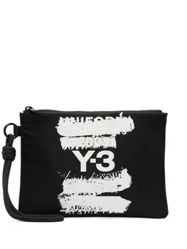 Сумка-клатч с логотипом Y-3, черный